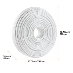 SucceBuy PEX-AL-PEX Tube 984 FT 5/8'' Diameter 0.08'' Thickness Radiant Heat Floor Plumbing Inner Aluminum Layer PEX Tubing Pipe