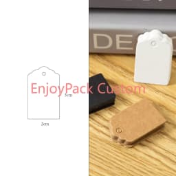 100Pieces Customize Personalize Logo Print Paper Jewelry Thank You Necklace Earring Holder Cards Packing Display Stand Wholesale