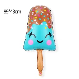 1 Piece Of Big Rainbow Smile White Cloud Donut Lce Cream Aluminum Mold Helium Balloon Children's Birthday Party Toy Decoration