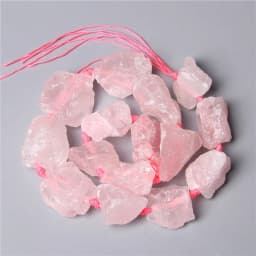 2-3cm Natural Clear White Quartz Beads Freeform Raw Minerals Crystal Nugget Stone Beads Gravel For Jewelry Making DIY 7-8Pcs