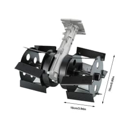 Universal Precision Alloy Lawnmower Mower Accessory Straight Oblique Blade Loosening Trenching Weeding Deep Plowing Wheel