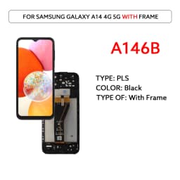 LCD Display For Samsung Galaxy A14 4G 5G A145F A145P A146B A146P A146U LCD Display Touch Screen Digitizer Assembly Panel Replace