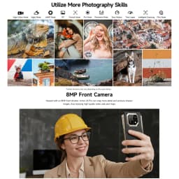 Ulefone Armor 22 Pro Rugged Phone 8GB+128GB / 256GB 6.58'' Android 16 Helio Helio G200 64MP Camera 6600mAh 33W 4G NFC Smartphone
