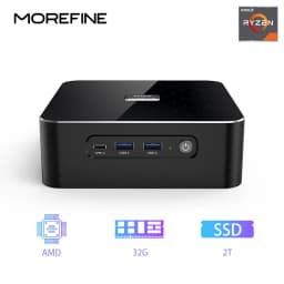 MOREFINE Mini PC AMD Ryzen R9-7940HS R7-7640HS R5-6600H WIN11PRO Desktop Computer DDR5 16GB RAM 1T SSD WiFi6 BT5.2 Laptop Gamer