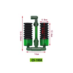 Dual Use Aquarium Fish Tank Filter Sponge Biochemical Cotton Aquarium Filtration Biospong Accessories with Removable Filter Box