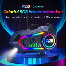 Y10 Max Motorcycle Helmet Bluetooth 6.0 Intercom CVC+DSP Dual Intelligent Noise ReductionInter Comunicador