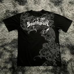 Summer Classic Y2K Gothic Style T-shirt Print Oversized T Shirt High Street Shirts Round Neck Cotton Tops Mens Women T Shirt Tee