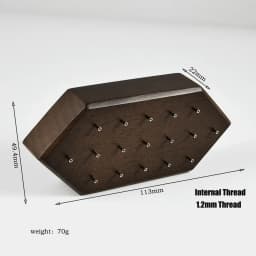 Wood Body Piercing Jewelry Display with Thread Holder Rack Stand Seller Jewelry Cases Shelf Multi Jewelry Top Storage Tools
