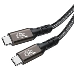 USB4 Cable 40Gbps 240W For Macbook Pro Thunderbolt 4/3 Type C Fast Charging Cable USB C to C Data Transfer M.2 SSD Cable 8K