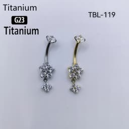 1PCS Belly Piercing Button Rings G23 Titanium ASTM F136 14g Internally Threaded Navel Ring Earrings Button Piercing Body Jewelry