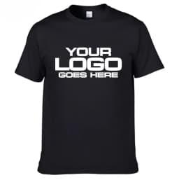 Customized Your Design Here T Shit Text Name Tsihrt Add Your Own Message Men's T-shirt Personalized Tees Custom Cotton Tshirt