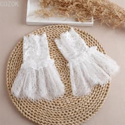 DIY Detachable Cuffs Cuff Extension Embroidery Lace Daisy Fake Sleeves Elastic Wild Wrist Pleated Organ Lolita Fake Sleeves