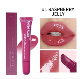 Peptide-Infused Lip Tint Set - 4 Jelly Gloss Shades, Moisturizing Lip Gloss, Long-Lasting Shiny Lip Color