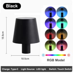 KFV Wireless Table Lamp Wine Bottles LED Bottle Light Outdoor Use Touch Control Desk Light For Restaurants Bars Festival Party