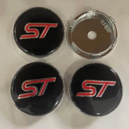 4Pcs 60mm Car Wheel Center Hub Cap Rim Cover For Ford ST Fiesta Focus Edition Puma X KUGA Mondeo Ecosport Car Auto Accessories