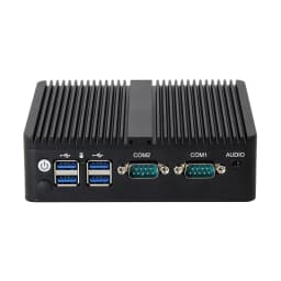 Industrial Mini PC Fanles Intel Celeron J6412 8GB DDR4 512GB M.2 NVMe SSD 2x COM RS485/232 2x GbE LAN 6x USB Windows 10/11 Linux