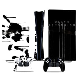 Skin Sticker for PS5 Pro Digital Edition Vinyl Decal Full Skin Cover Protective Wrap for Console Controller