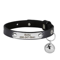 Personalized Nameplate Cat Collar Safety Custom Cat Collars Necklace Free Engraved ID Name Tag For Puppy Kitten Cats Accessories