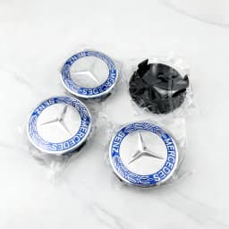 20Pcs 75mm Car Wheel Center Cap Hub Covers Badge For Mercedes Benz AMG B/C/E/S Class C43 C63 E43 E53 E63 GLC GLK CLA Accessories