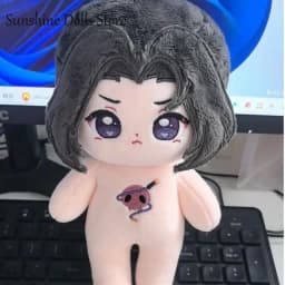 Anime MDZS Mo Dao Zu Shi Jin Ling Handsome Plush Doll Body Anime Cosplay Dress Up Stuffed Plushie Toys Idol Figures Xmas Gift