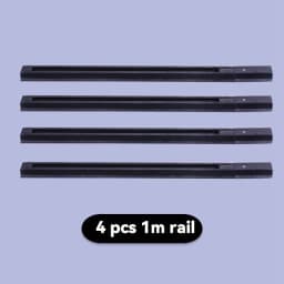 Track Light Rail Set 2 Wire Lighting Fixture 0.5M 1M Spot Led Track Lamp for Living Room Straight/L Shape Connectors Ceiling Box