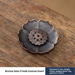 Lotus incense holder multifunctional incense holder incense gourd incense holder incense holder alloy incense holder