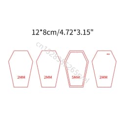 11 Typs Retro Geometric Shape Quicksand Mold Empty Plates Clear Acrylic Blank Plate DIY Quicksand Blank Card Brick