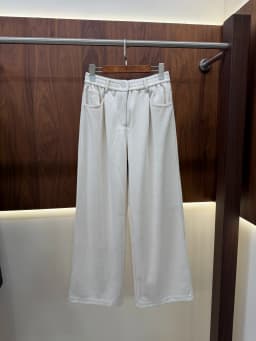 2026 Autumn Women's Sweatshirt Set for : Mock-Neck Pullover and Wide-Leg Pants