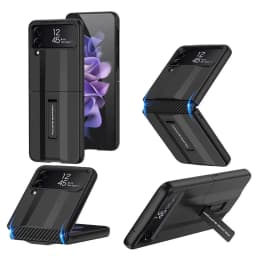 For Samsung Galaxy Z Flip 4 Foldable Super Running Anti-fall Full Shell Easy to Fold with Stand Cover