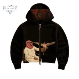 Y2K Desert Eagle Print Hoodie Unisex Streetwear Pattern Embroidery Sweatshirt Harajuku Culture Hip Hop Casual Pullover Hoodies