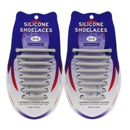 16 Pcs Silicone Semicircle Shoelaces Without Ties Elastic Laces Sneakers Men Women Colorful Casual Shoes Laces Lazy Accessories