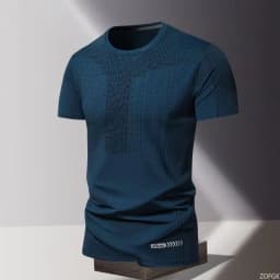 Summer Quick Drying Clothes 3D Printed Men's T-shirt, Oversized Loose Round Neck Short Sleeved Shirt