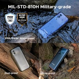 DOOGEE Blade20 X Rugged Phone 10300mAh Battery Gemini Ai 6.6" 90Hz 12GB RAM(3+9) 128GB ROM 16MP AI Main Camera Google Pay NFC Supports Smartphone