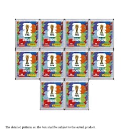 Panini 2026 FIFA World Cup Sticker Sealed Box 50 Packs Estimated 350 Collectible Soccer Player Blind Stickers For Fan Collection