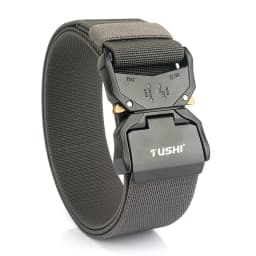 KOLBER 2024 5cm Elastic Belt for Men Aluminum Buckle Quick Release Outdoor Casual Wide Belt 2 Inch Military Tactical Girdle Male