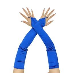 Long Gloves for Women Dancing Elastic Fingerless Gloves Satins Dropship