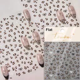 1pcs 5D Diamond Japanese White Lace Bow Nail Art Stickers Pearl Rhinestones Nail Decoration Adhesive Decals Slider DIY Accessory