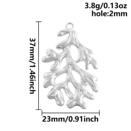 6Pcs/Lot Stainless Steel Round Vortex Sea Conch Shell Charms Spiral Swirl Pendant подвески For Jewelry Findings Accessories