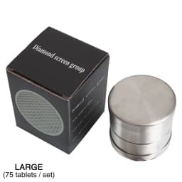 Precise Gem and Pearl Sorting Sieve Set, 0.15mm Thick, 65mm/80mm Diameter for Diamond Classification