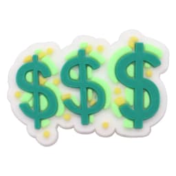 Good Quality 1-25pcs PVC Shoe Charms Money Banknote USD Symbol Purse Accessories DIY Shoes Ornaments Fit Wristbands Kids Gift