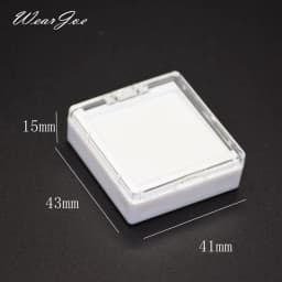 24pcs Gemstone Display Box Gem Stone Collection Organizer Tray with Cover Loose Diamond Jewelry Holder Protection Box Container