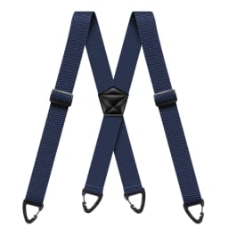 Hidden Suspenders for Men 1.6" Wide Elastic Adjustable Work Suspenders Heavy Duty with 4 Snap Loop X-back Braces for Trousers