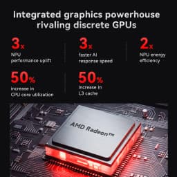 GMKtec EVO-X3 AI Mini PC AMD Ryzen AI Max+ 395 Radeon 8060S GPU LPDDR5X RAM Windows 11 Pro WiFi 7 BT5.4 Gaming Computer
