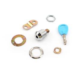 2PCS Arcade Lock Arcade Machine Parts Short Cash Door Tool Box Tubular Cam Locks + Same Number Keys for Arcade Game Machine