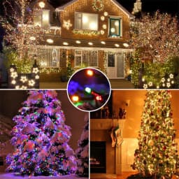 10M 20M Waterproof LED String Fairy Lights Battery Operated 8 Modes Christmas Light Outdoor Decor Lights Holiday Wedding Party