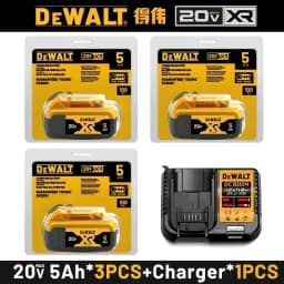 Dewalt 20V 6.0Ah Battery 5.0Ah Power Tool Replacement Battery Dewalt DCB206 DCB205 DCB1104 Charger Battery Bundle Available