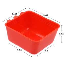 Bird Feeder Water Bird Cage Parrot Plastic Drinking Bowls Water Drinker for Pigeon Quail Chicken Duck Bowls And Drinkers 1 Pc