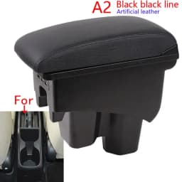 For Honda City Armrest Box for Honda New City Car Armrest Heighten Double Layer Storage Box Retrofit Car Accessories with USB