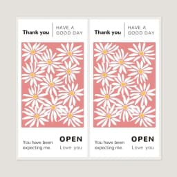 50PCS 5x10cm Rectangle Self-adhesive Thank You Sticker For Small Business Gift Box Seal Label Greeting Package Wholesale Supply