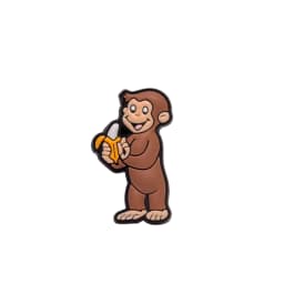 1-6Pcs Lovely Monkey PVC Shoe Buckle Charms Boys Girls Cartoon Clogs Decorations DIY Wristband Holiday Gift
